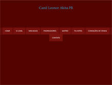 Tablet Screenshot of leonorakita.com.br